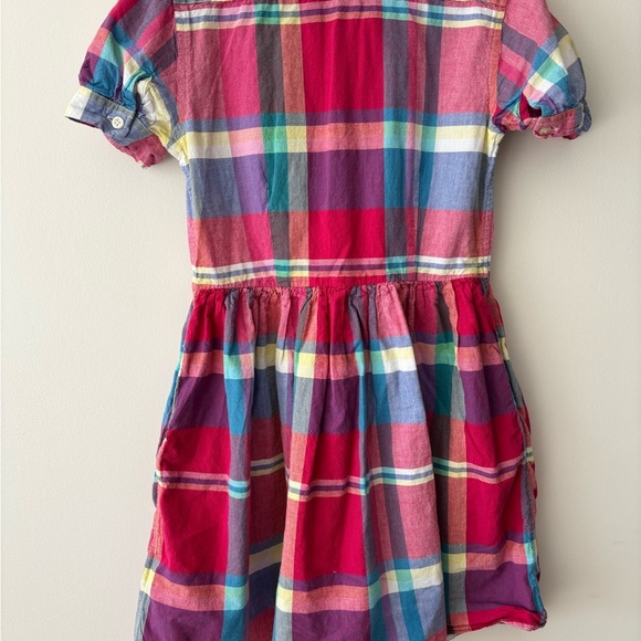 Ralph Lauren checkered colour girls summer dress - Picture 3 of 3